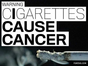 Warning Cigarettes Cause Cancer Smoking Quote