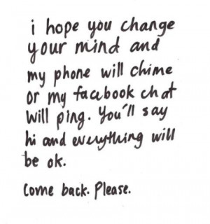 Want You Back Quotes Tumblr Gallery for i want you back