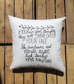 quote cushion more misc stuff roald dahl decor quote cushions quotes ...