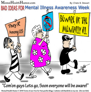 2010-Some Miss The Point of Mental Health Awareness week clipart