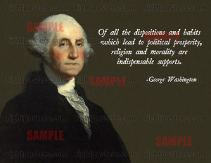 ... prosperity, religion and morality are indispensable supports