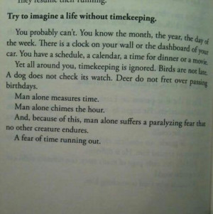 life without time keeping