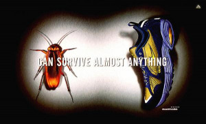 Nike Shoe Magazine Ad Cockroach, nike footwear