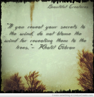 Beautiful Creatures Quote 1