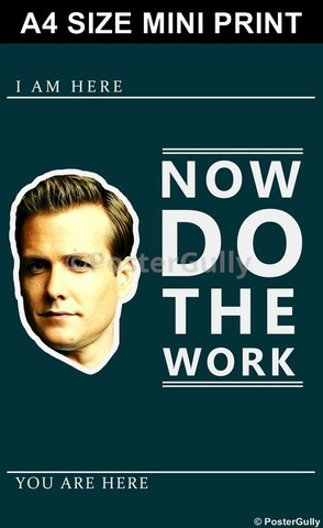 Harvey Specter Suits | Do The Work | Mini Print
