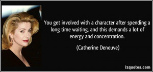You get involved with a character after spending a long time waiting ...