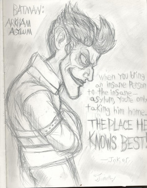Arkham Asylum: The Joker by Titanfrompso