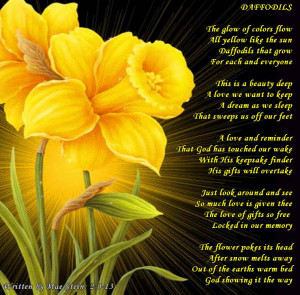 Daffodils Poem