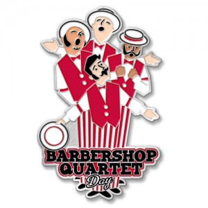 Barbershop Quartet Custom Lapel Pins