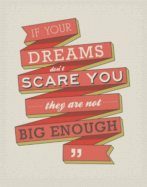 Dream big, friends. #inspiration #quotes