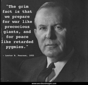 Lester pearson quotes