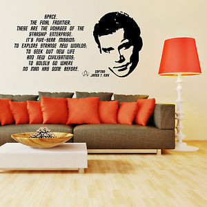 ... -TREK-JAMES-T-KIRK-WILLIAM-SHATNER-QUOTE-vinyl-wall-art-sticker-decal