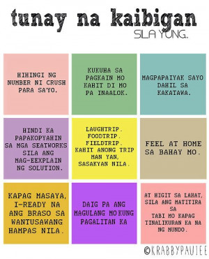 tunay na kaibigan on Tumblr