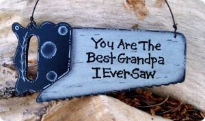 Best Grandpa Ornament by CountryCharmers on Etsy, $8.00