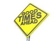 Good Times Ahead White BG by One Way Stock, via Flickr
