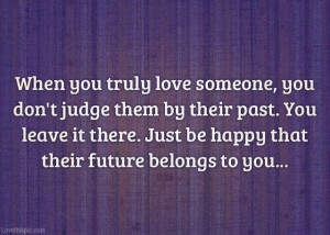 Don't Judge Someone by their Past