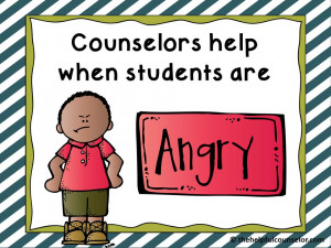 then go into how school counselors help kids when they are feeling ...