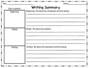 Writing Summary (Story Map). Summary writing is so hard for kids! This ...
