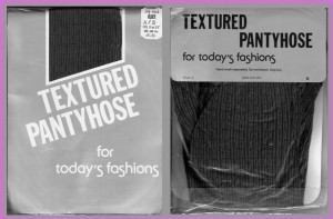 Textured Panty Hose - Art Deco