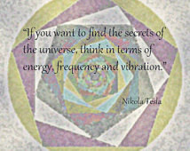 Nikola Tesla Quote over sacred geom etry original digital art pattern ...