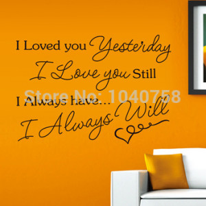 ... Stickers Quotes and Sayings Letters Bedroom Decor Wallpaper Poster Art