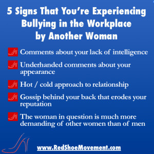 ... of these signs you are likely experiencing bullying in the workplace
