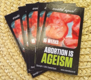 That the very nature of abortion is ageism is something I’m reminded ...