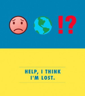 Help, i think i'm lost'. Emoji flashcards to help brits abroad break ...
