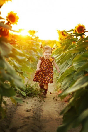 Nothing quite like a walk among the sunflowers. Photo by: Julie White