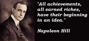 Quotes On Achievements By Napoleon Hill. QuotesGram