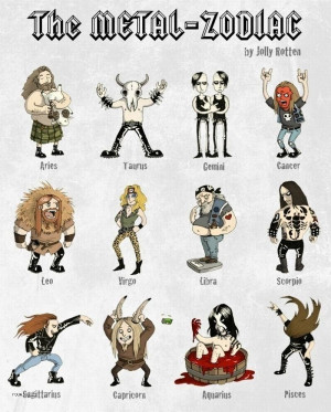 Random Cool] What’s Your Heavy Metal Zodiac Sign?