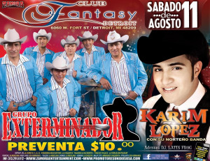 Clun Fantasy Presenta Grupo Exterminador Karim Lopez