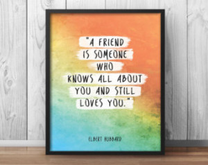 ... Watercolor Print Friend Gifts Friend Quotes Best Friends Printable