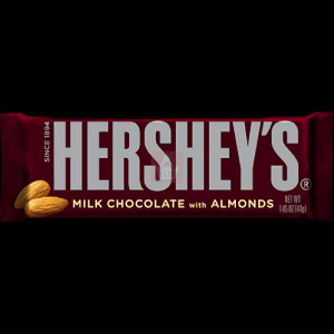Home Hershey's Milk With Almond Chocolate Bar - (40 gm)