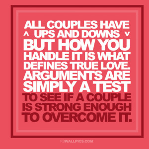 All Couples Have Ups And Downs Relationship Quote Picture