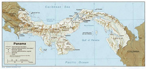 panama maps