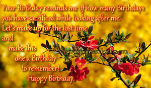 Beautiful Birthday wishes for Mother, Happy Birthday quotes for Mom ...