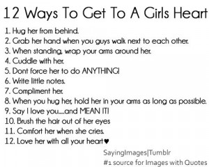 twelve #ways #girls #heart #love #boys #relationships #cute