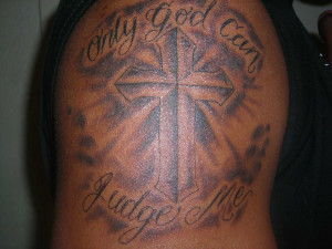 God Tattoo Only Can Judge...