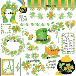 30 Images. Includes matching deco text.