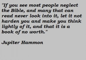 Jupiter hammon quotes 5