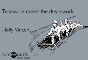 Teamwork makes the dreamwork. Being a writer can seem like a solitary ...