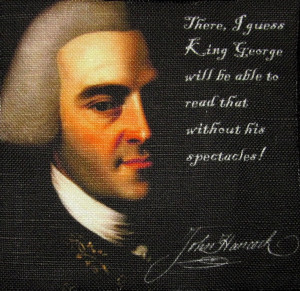 Details about JOHN HANCOCK QUOTE - Printed Patch - Sew On - Vest, Bag ...