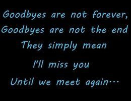 Until we meet again - 