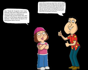 Quagmire Giving Meg some advice by darthraner83