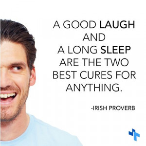 Laughter is one of the best medicines.