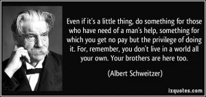 those who have need of a man's help, something for which you get no ...