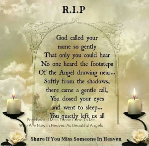 ... lose the both of you one after the other. I miss you Mom and Dad, xox