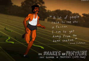Serious Drawing of Steve Prefontaine