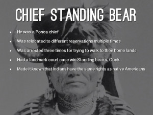 Chief Standing Bear Chief standing bear